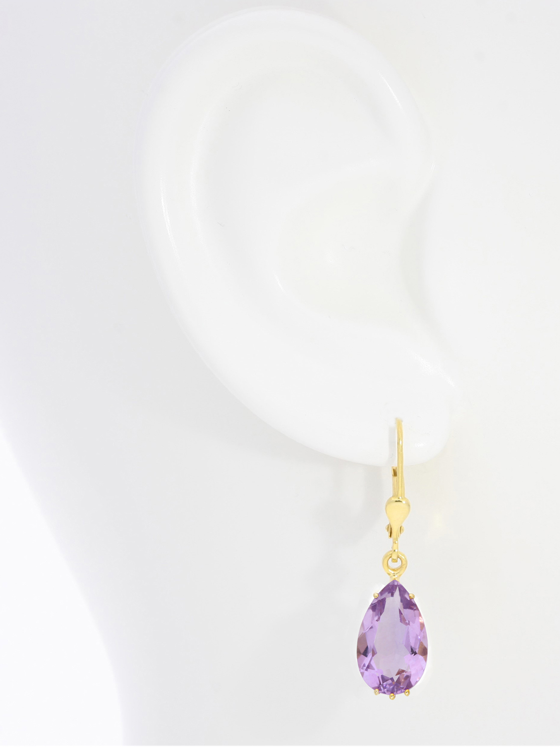 Edelstein-Ohrringe für 585 kaufen Ajanta Gold Amethyst lila | Damen