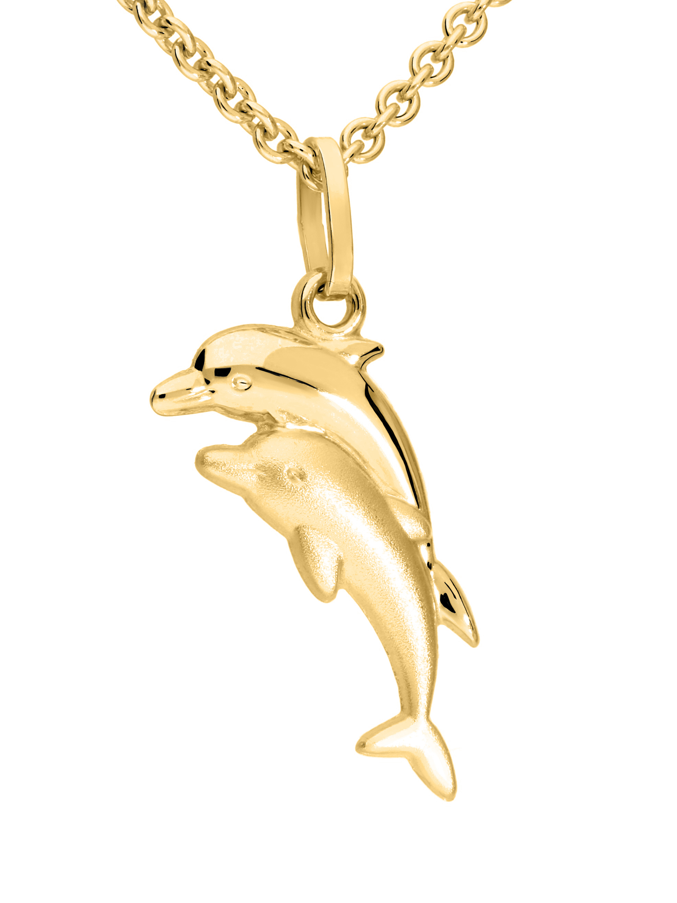 Twins in Motiv Delfin Dolphin 333er Gold echtem mit kaufen Ohrringe -