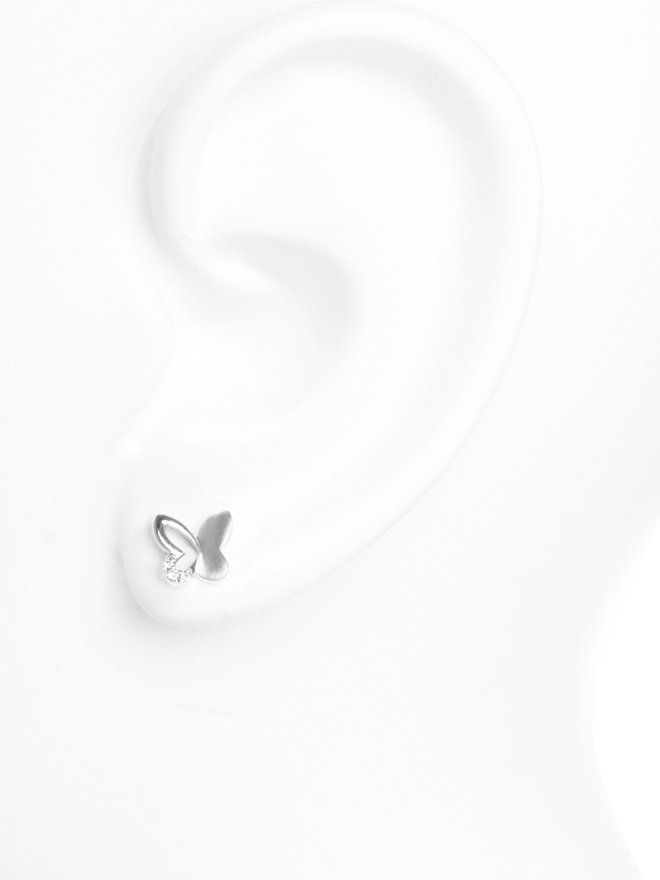 Schmetterling kaufen - Sweet Kinder Butterfly online Silber Ohrringe